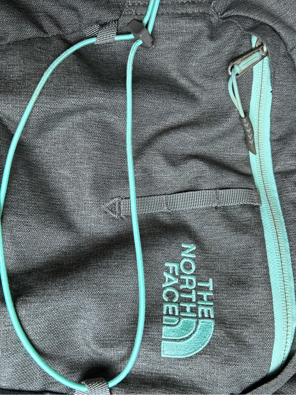 The North Face Borealis Backpack - Gray with Teal Accents unisex - Picture 10 of 13